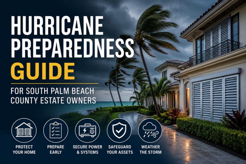 Securing Your Sanctuary: A Hurricane Preparedness Guide for South Palm Beach County Estate Owners